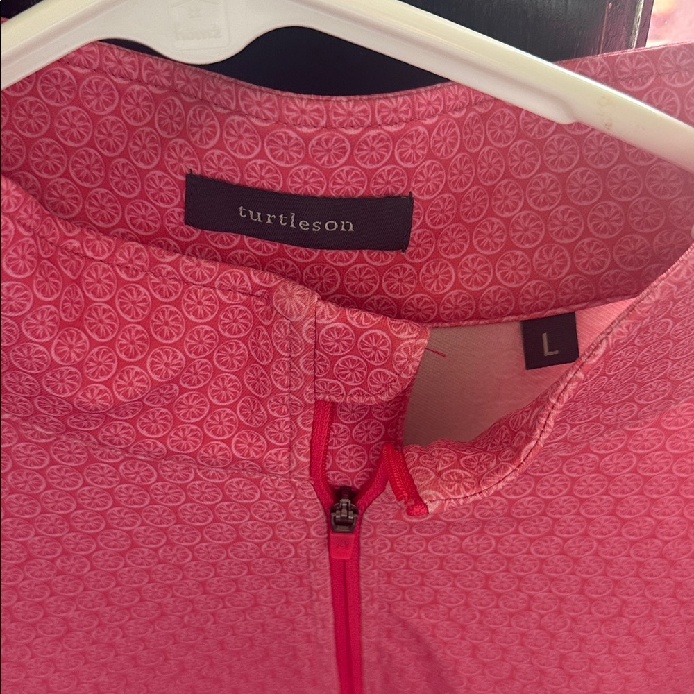 Turtleson Men's Pink Patterned Shirt